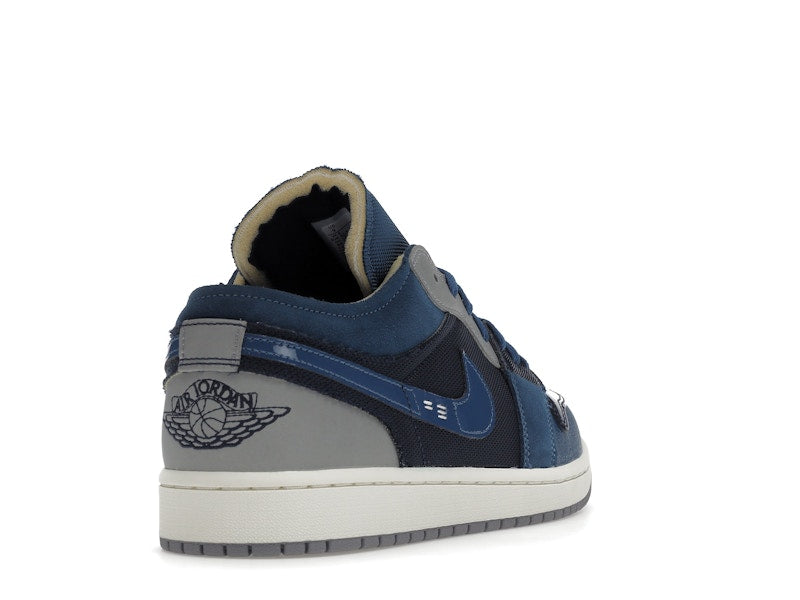 Jordan 1 Low SE Craft Obsidian French Blue Ashen Slate White