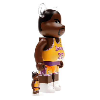Bearbrick NBA Magic Johnson (Los Angeles Lakers) 100% & 400% Set