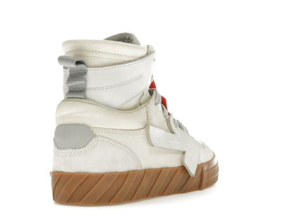 OFF-WHITE Floating Arrow High Top Vulc White Cream