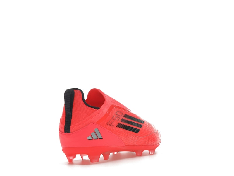 adidas F50 Pro Laceless FG Turbo Aurora Black Platinum Metallic (GS)