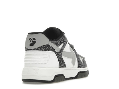 OFF-WHITE Out Of Office OOO Low Tops Black Grey with Dots