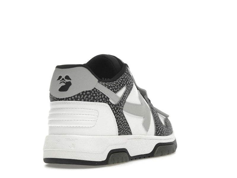OFF-WHITE Out Of Office OOO Low Tops Black Grey with Dots