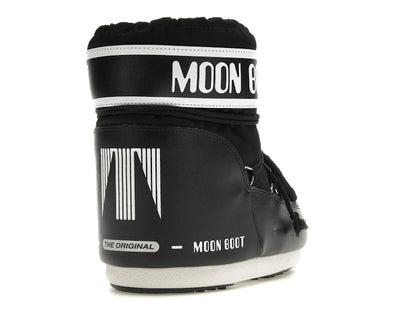 Moon Boot Icon Low Nylon Boot Black White