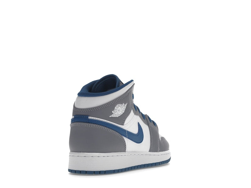 Jordan 1 Mid True Blue Cement (GS)