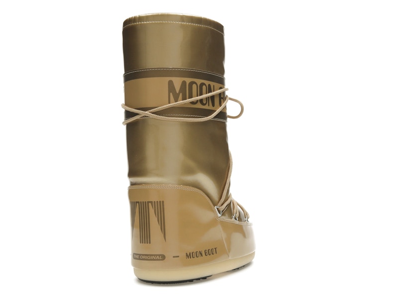 Moon Boot Icon Vinile Boot Metallic Gold