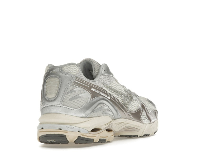 Mizuno Wave Rider 10 Metallic Snow White