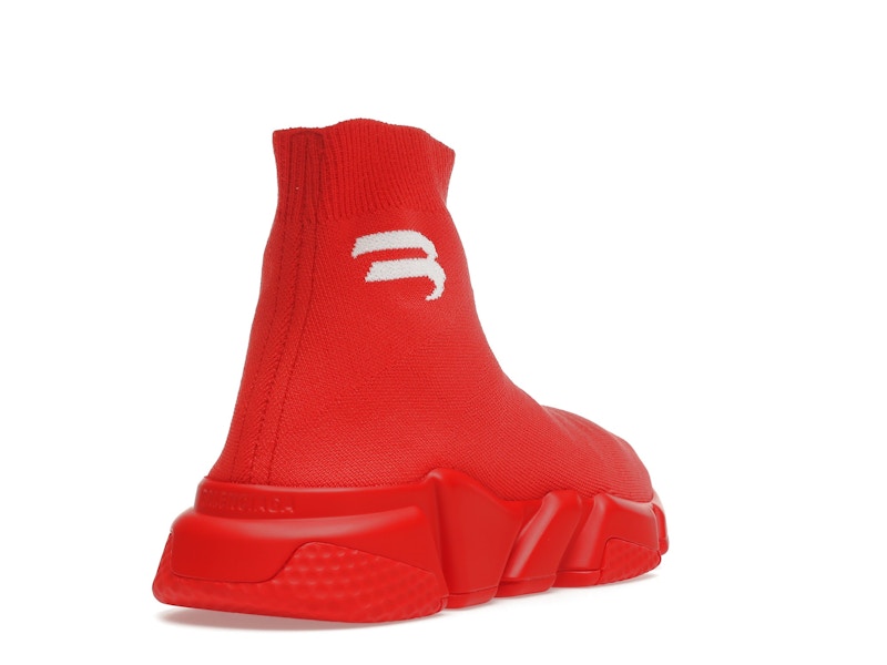 Balenciaga Speed Soccer Runner Intense Red White