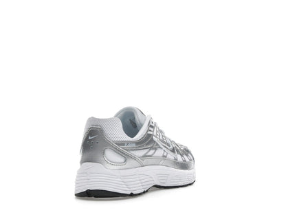 Nike P-6000 White Metallic Silver (GS)
