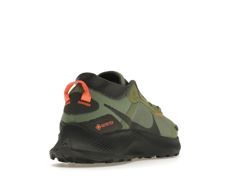 Nike Pegasus Trail 3 Gore-Tex Oil Green Iron Grey Total Orange