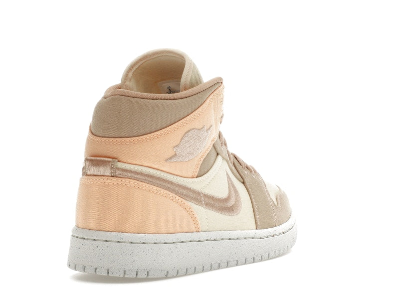 Jordan 1 Mid SE Canvas Khaki (Women's)
