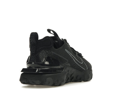 Nike React Vision Black Grey Swoosh