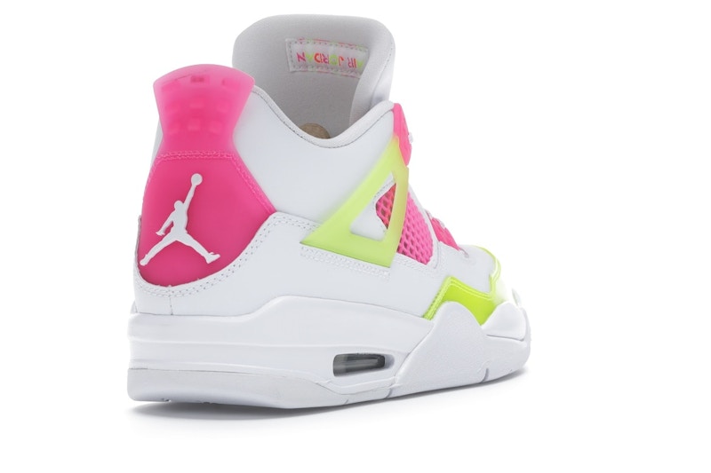 Jordan 4 Retro White Lemon Pink (GS)