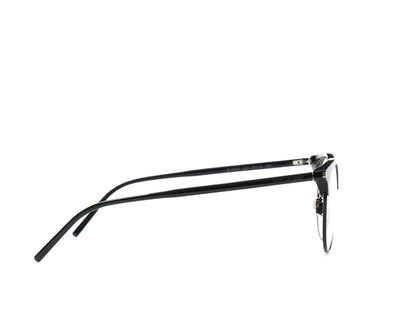 Saint Laurent Round-Frame Acetate Optical Frames Black Black Transparent (SL233F-30002729-001)