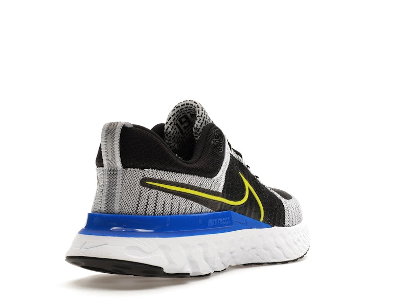 Nike React Infinity Run Flyknit 2 Black White Racer Blue Cyber