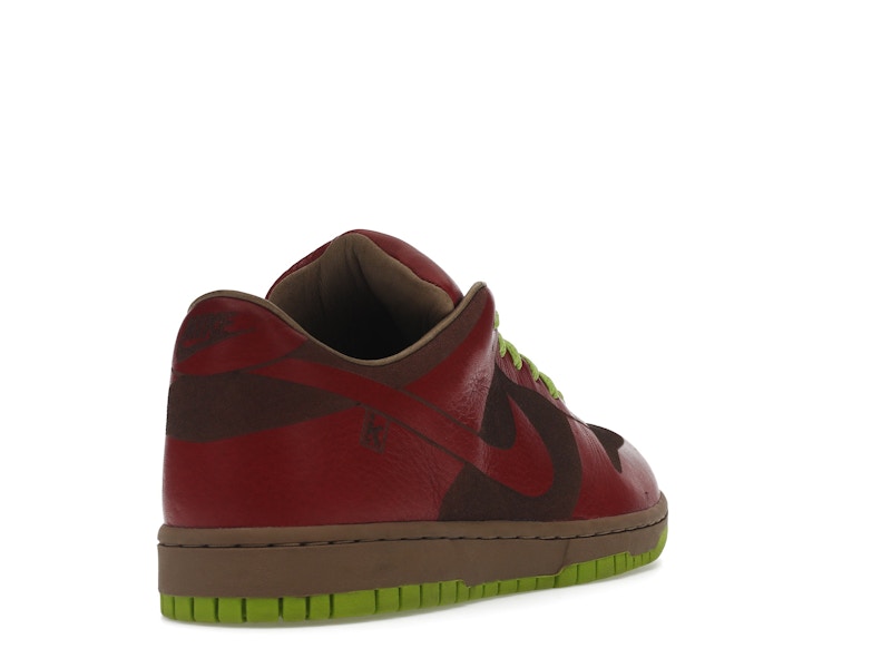 Nike Dunk Low 1-Piece Laser Varsity Red Chartreuse
