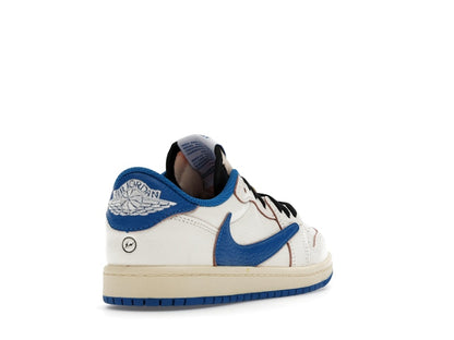 Jordan 1 Retro Low OG SP Fragment x Travis Scott Sail Military Blue (PS)
