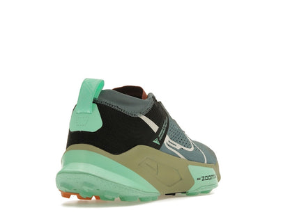 Nike ZoomX Zegama Trail Light Slate Grey Glow Green Bone Black
