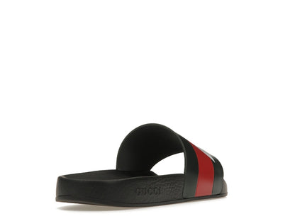 Palace x Gucci Logo Web Slide Sandal Black