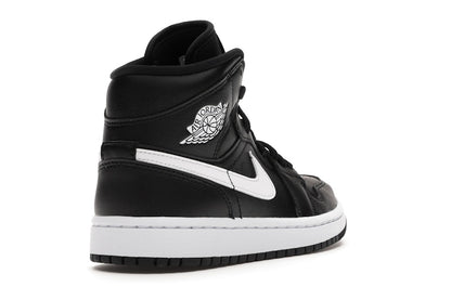 Jordan 1 Mid Black White (Women's)