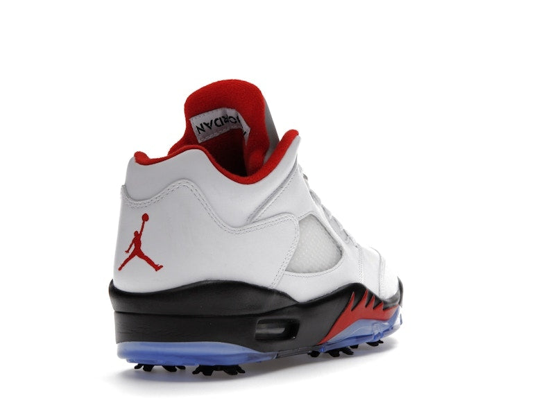 Jordan 5 Retro Low Golf Fire Red (Silver Tongue)