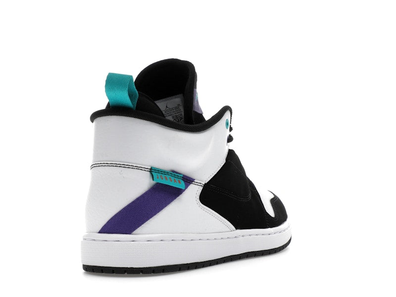 Jordan Fadeaway Black White Grape