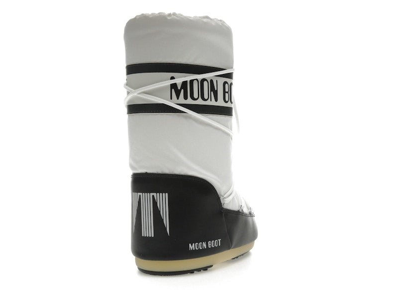 Moon Boot Icon Nylon Boot Black White