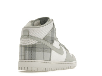 Nike Dunk High SE Tartan Plaid White Light Green