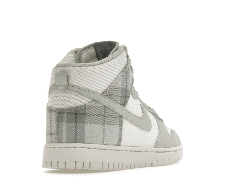 Nike Dunk High SE Tartan Plaid White Light Green