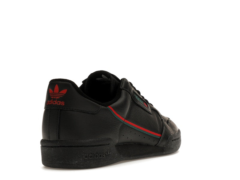 adidas Continental 80 Black Scarlet Green