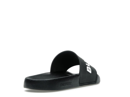 Burberry Logo Slides Black Optic White
