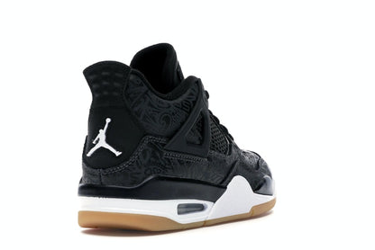Jordan 4 Retro Laser Black Gum (GS)