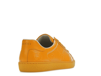 Gucci Ace GG Embossed Yellow