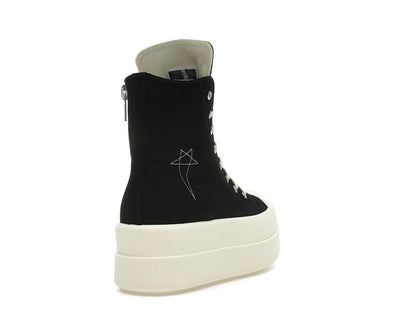 Rick Owens Hollywood DRKSHDW Double Bumper High Black Pearl Milk (Women's)