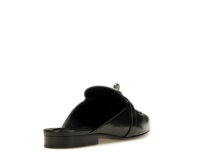 Hermes Oz Mule Noir Goatskin Leather