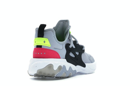 Nike React Presto Wolf Grey Black Rush Pink Volt (GS)