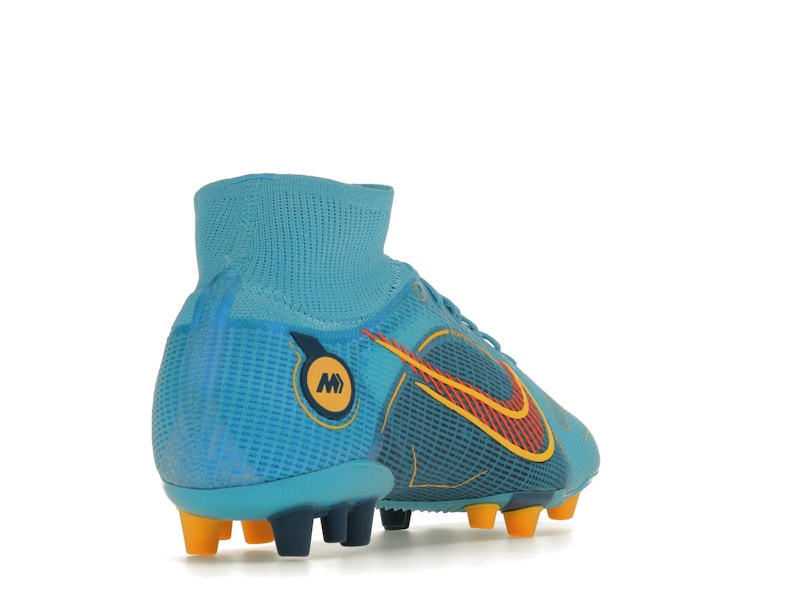 Nike Mercurial Superfly 8 Elite AG Chlorine Blue Laser Orange