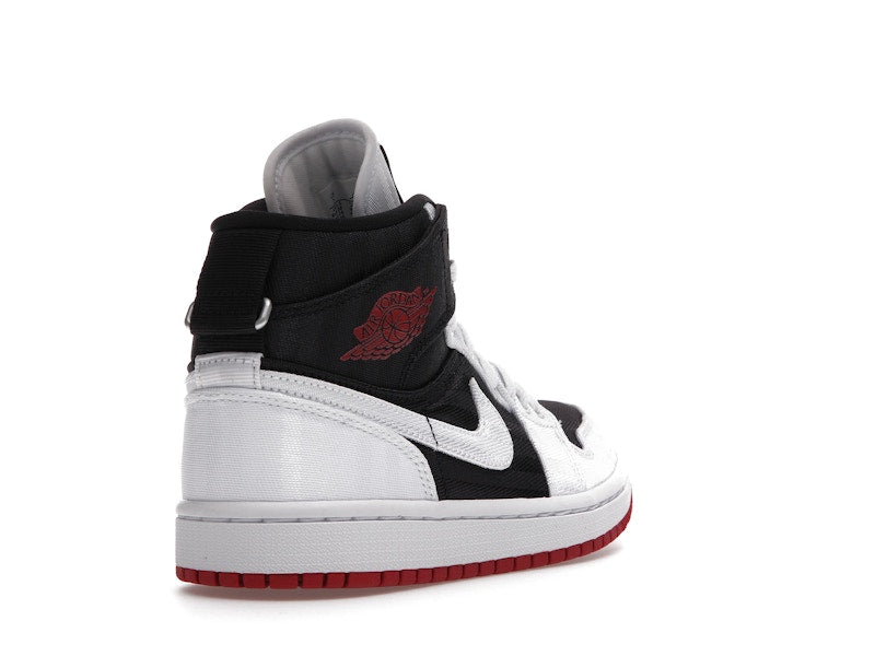 Jordan 1 Mid SE Utility Canvas White Black Gym Red (Women's)