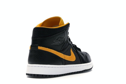Jordan 1 Mid Black University Gold