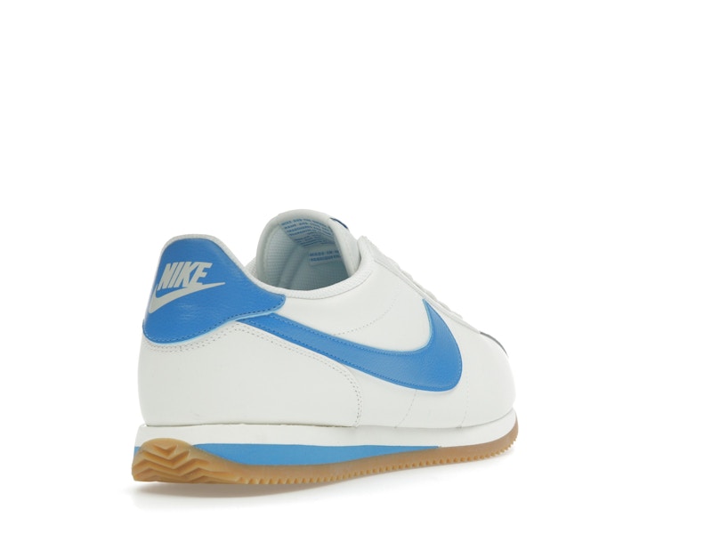 Nike Cortez Leather Sail Gum Yellow Light Photo Blue