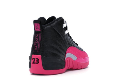 Jordan 12 Retro Black Deadly Pink (GS)