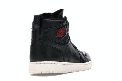 Jordan 1 Retro High Zip Black Gym Red Phantom (Women's)