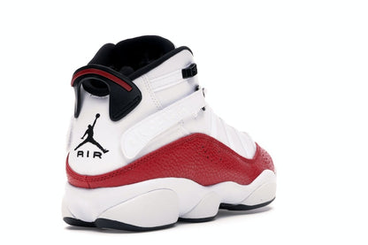 Jordan 6 Rings White University Red