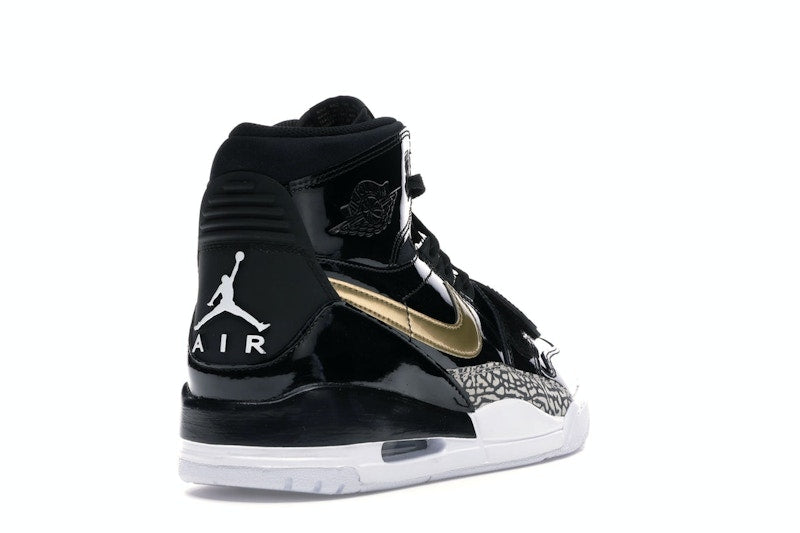Jordan Legacy 312 Black Gold Patent