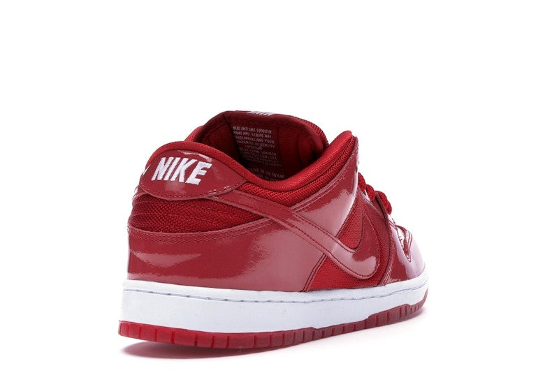 Nike SB Dunk Low Red Patent Leather