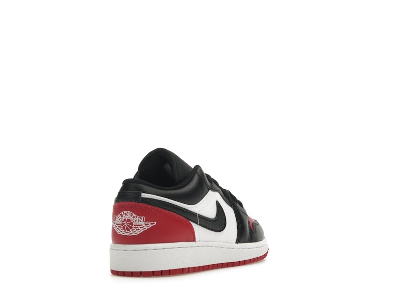 Jordan 1 Low Bred Toe 2.0 (GS)