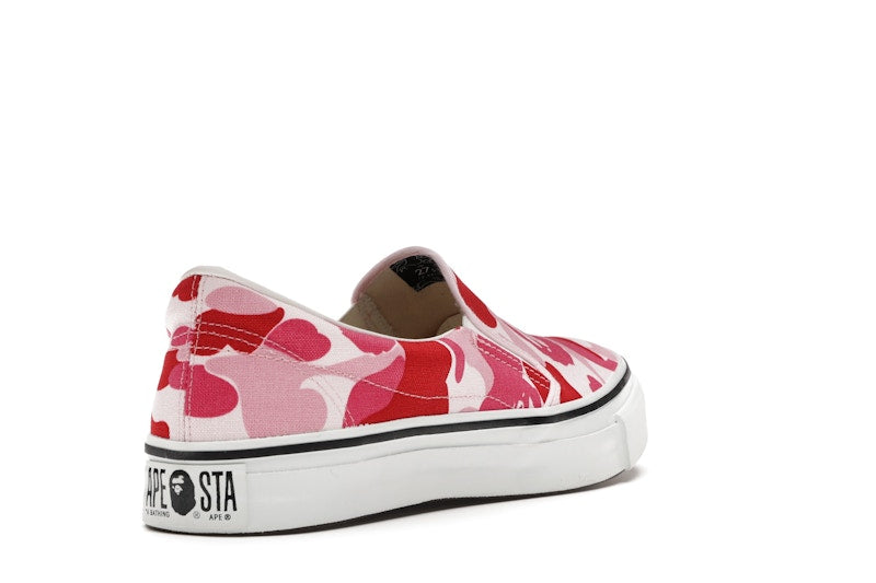A Bathing Ape Bape Slip-On ABC Camo Pink
