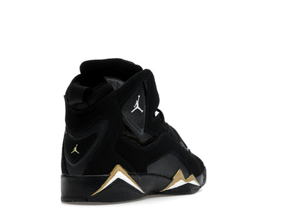 Jordan True Flight Black Metallic Gold White (GS)