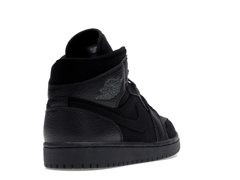 Jordan 1 Mid Black Dark Smoke Grey