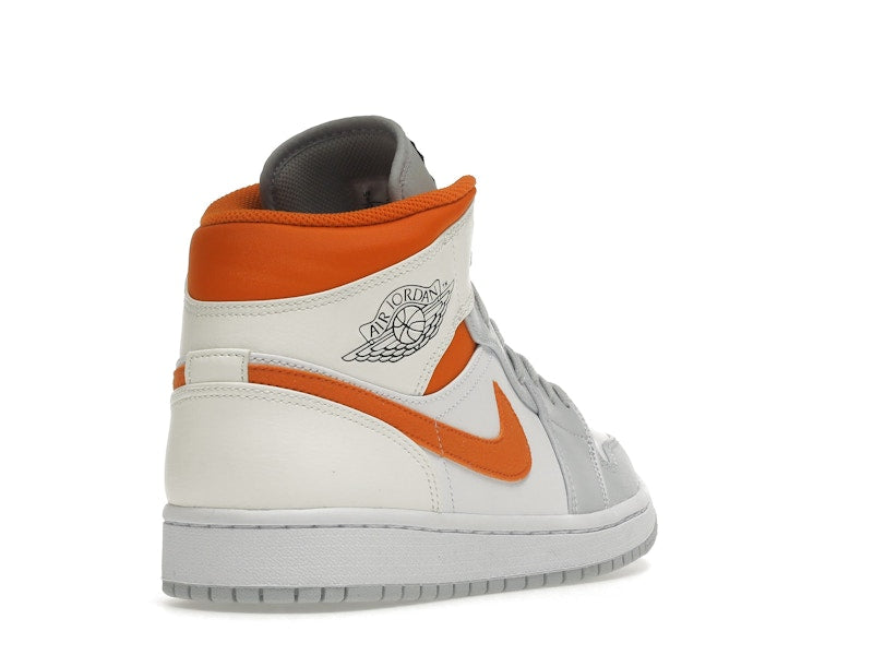 Jordan 1 Mid Starfish Pure Platinum