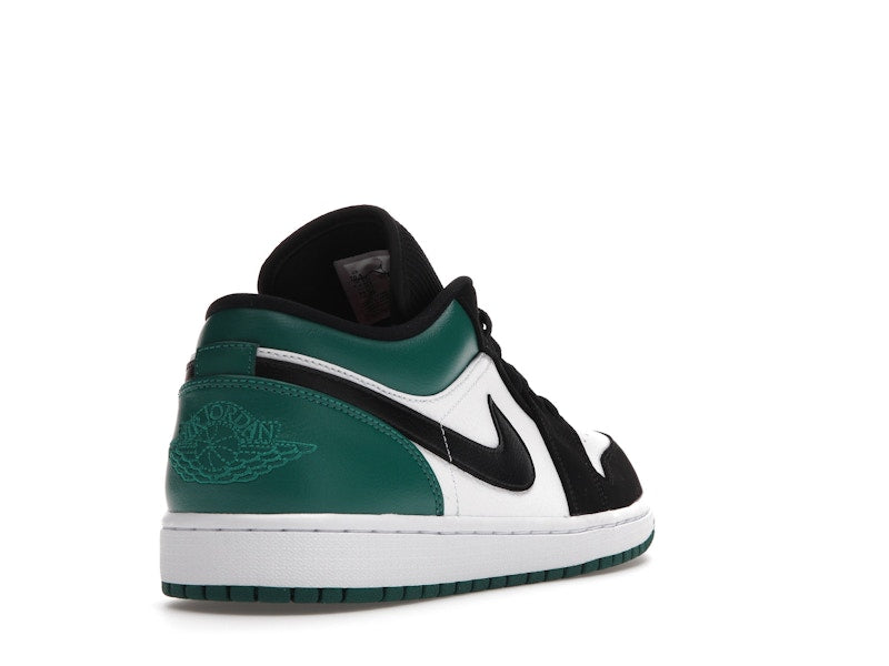 Jordan 1 Low White Black Mystic Green